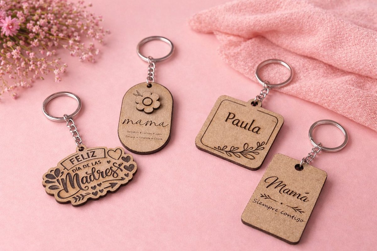 Llaveros MDF personalizados