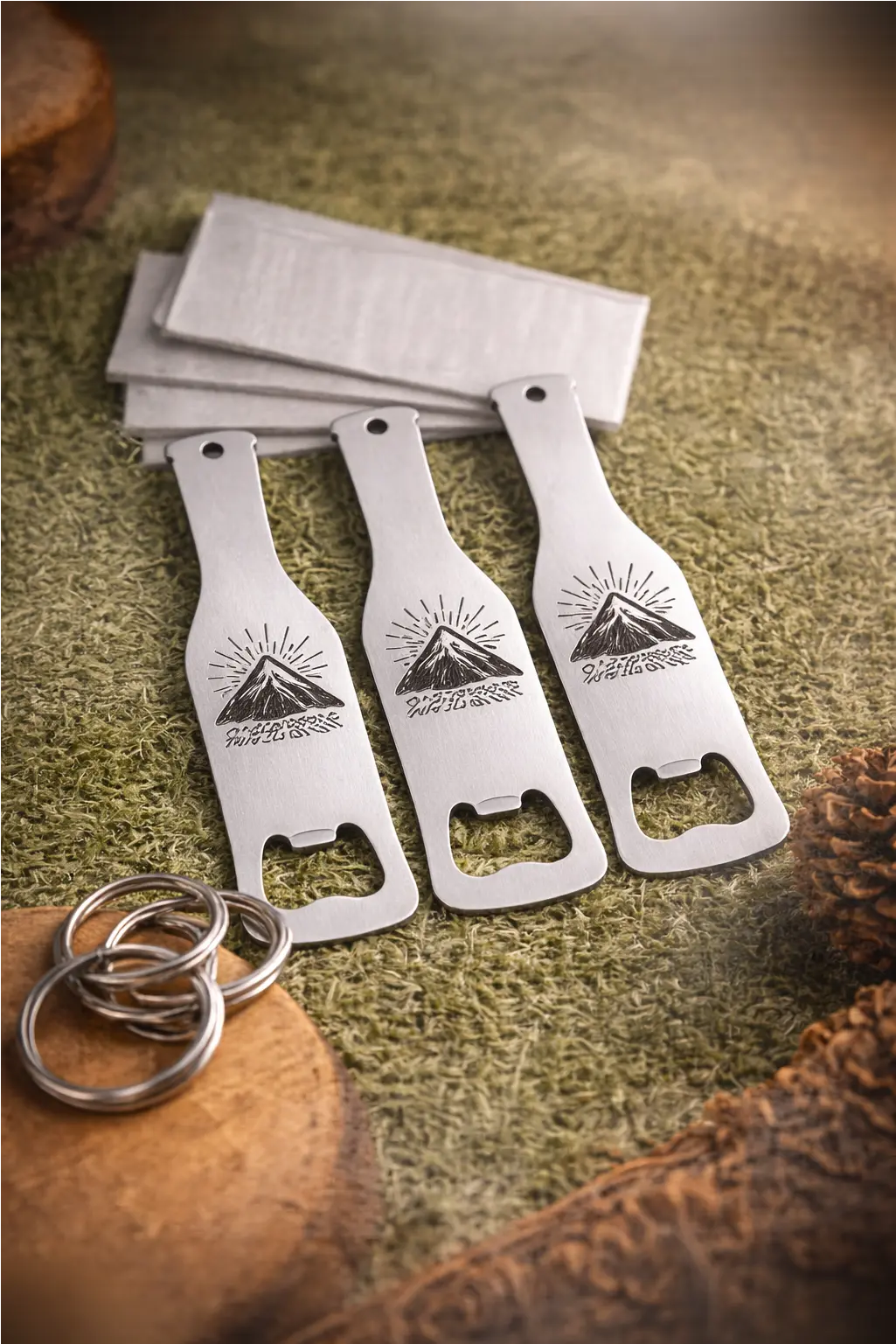 Destapadores personalizados grabado láser SurLab Pucón