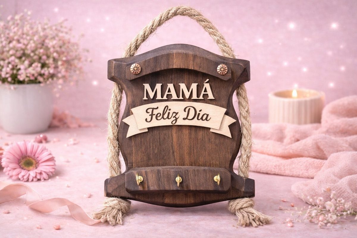 Perchero personalizado Día de la Madre SurLab