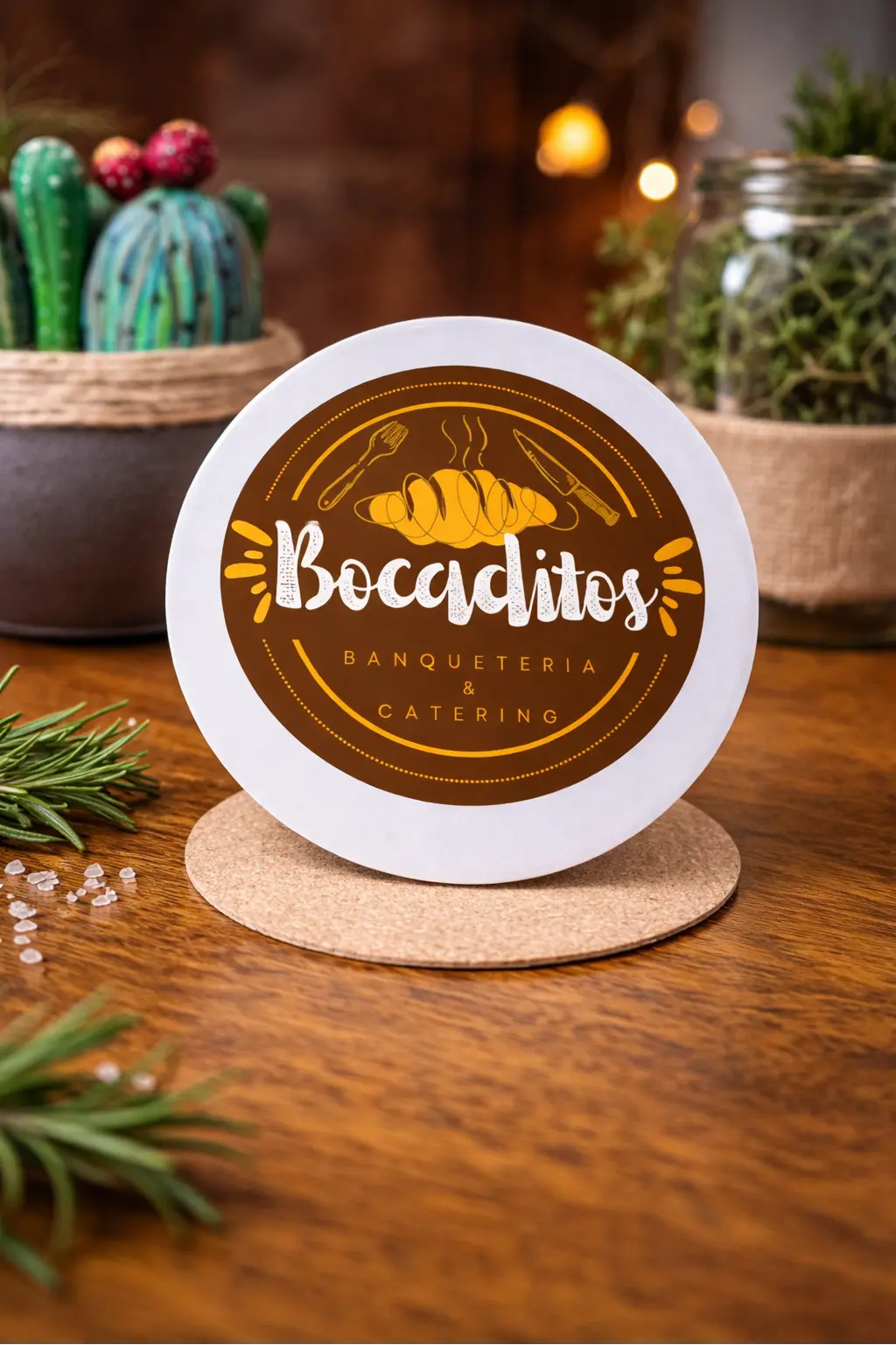 Posavasos de cerámica personalizados SurLab