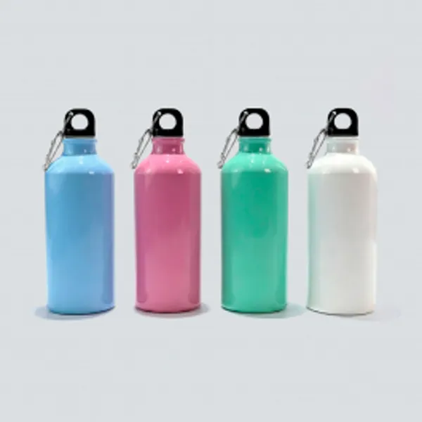 Botella de aluminio personalizada para empresas por sublimación