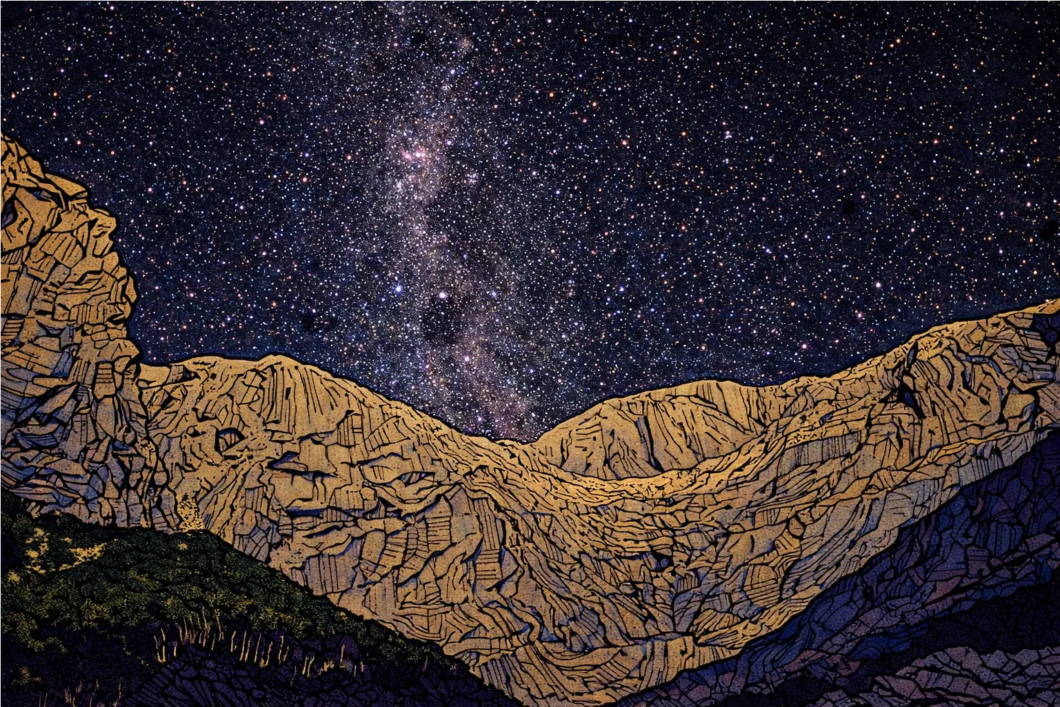 Fondo diseño tazón La Araucanía